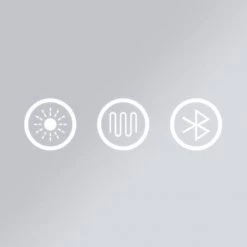 Toreno 1200 x 600mm Landscape LED Back-lit Bluetooth Mirror inc. Touch Sensor + Anti-Fog -Victorian Plumbing Shop MIR021 NEW D1 460