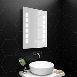Toreno 500x700mm LED Illuminated Mirror incl. Touch Sensor - MIR041