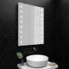 Toreno 800x600mm LED Illuminated Mirror inc. Touch Sensor, Anti-Fog & Shaving Socket -Victorian Plumbing Shop MIR365 np
