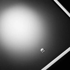 Croydex Chilcombe Hang N Lock Illuminated Mirror with Demister Pad 500 x 700mm - MM720200E -Victorian Plumbing Shop MM720200E D3 460