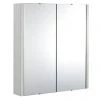 Toreno Light Grey 600mm 2-Door Mirror Cabinet -Victorian Plumbing Shop MVG62DM p