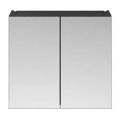 Brooklyn 800mm Hacienda Black Bathroom Mirror Cabinet - 2 Door -Victorian Plumbing Shop OFF619 d2 460