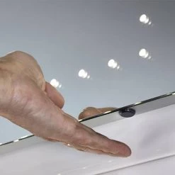 Sensio Bronte 800 x 600mm LED Border Mirror with Demister Pad - SE30576C0.1 -Victorian Plumbing Shop SE30516C0 D1 460 2