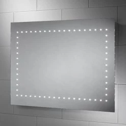 Sensio Bronte 800 x 600mm LED Border Mirror with Demister Pad - SE30576C0.1 -Victorian Plumbing Shop SE30576C01 D1 460