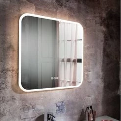 Crosswater Svelte 600 x 600mm Illuminated Mirror - SE6060 -Victorian Plumbing Shop SE6060 D5 460