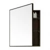550mm Slimline Mirror Cabinet Dark Oak -Victorian Plumbing Shop SMCDO P1