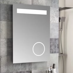 Toronto 500x700mm LED Mirror incl. Magnifying + Anti-Fog Demist