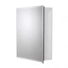 Croydex Winster Single Door Aluminium Mirror Cabinet with FlexiFix - WC101169 -Victorian Plumbing Shop WC101169 P