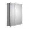 Croydex Wellington Double Door Bi-View White Steel Mirror Cabinet with FlexiFix - WC102122 -Victorian Plumbing Shop WC102122 P