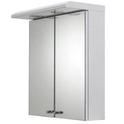 Croydex Shire 2 Door Mirror Cabinet with Light & Shaver Socket - White - WC267222E 2 Croydex Shire 2 Door Mirror Cabinet with Light & Shaver Socket - White - WC267222E -Victorian Plumbing Shop WC267222E ai1 460