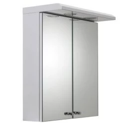 Croydex Shire 2 Door Mirror Cabinet with Light & Shaver Socket - White - WC267222E 4 Croydex Shire 2 Door Mirror Cabinet with Light & Shaver Socket - White - WC267222E -Victorian Plumbing Shop WC267222E ai3 460