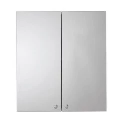 Croydex Carra White Double Door Mirror Cabinet - WC450822 -Victorian Plumbing Shop WC450822 D2 460