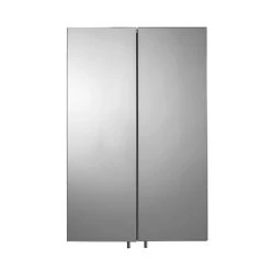 Croydex Avisio Double Door Stainless Steel Corner Mirror Cabinet - WC766105 -Victorian Plumbing Shop WC766105 D2 460