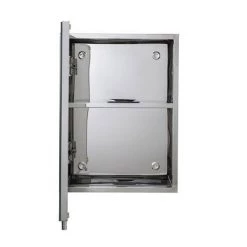 Croydex Avon Single Door Stainless Steel Mirror Cabinet - WC856005 -Victorian Plumbing Shop WC856005 D2 460