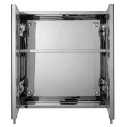 Croydex Avon Double Door Stainless Steel Mirror Cabinet - WC866105 -Victorian Plumbing Shop WC866105 D3 460