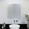 Croydex Finchley Stainless Steel Double Door Mirror Cabinet with FlexiFix - WC940205 4 Croydex Finchley Stainless Steel Double Door Mirror Cabinet with FlexiFix - WC940205 -Victorian Plumbing Shop WC940205 P