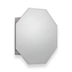 Croydex Favo Octagonal Mirrored Door Cabinet with Bevelled Edging - WC970005 -Victorian Plumbing Shop WC970005 D4 460